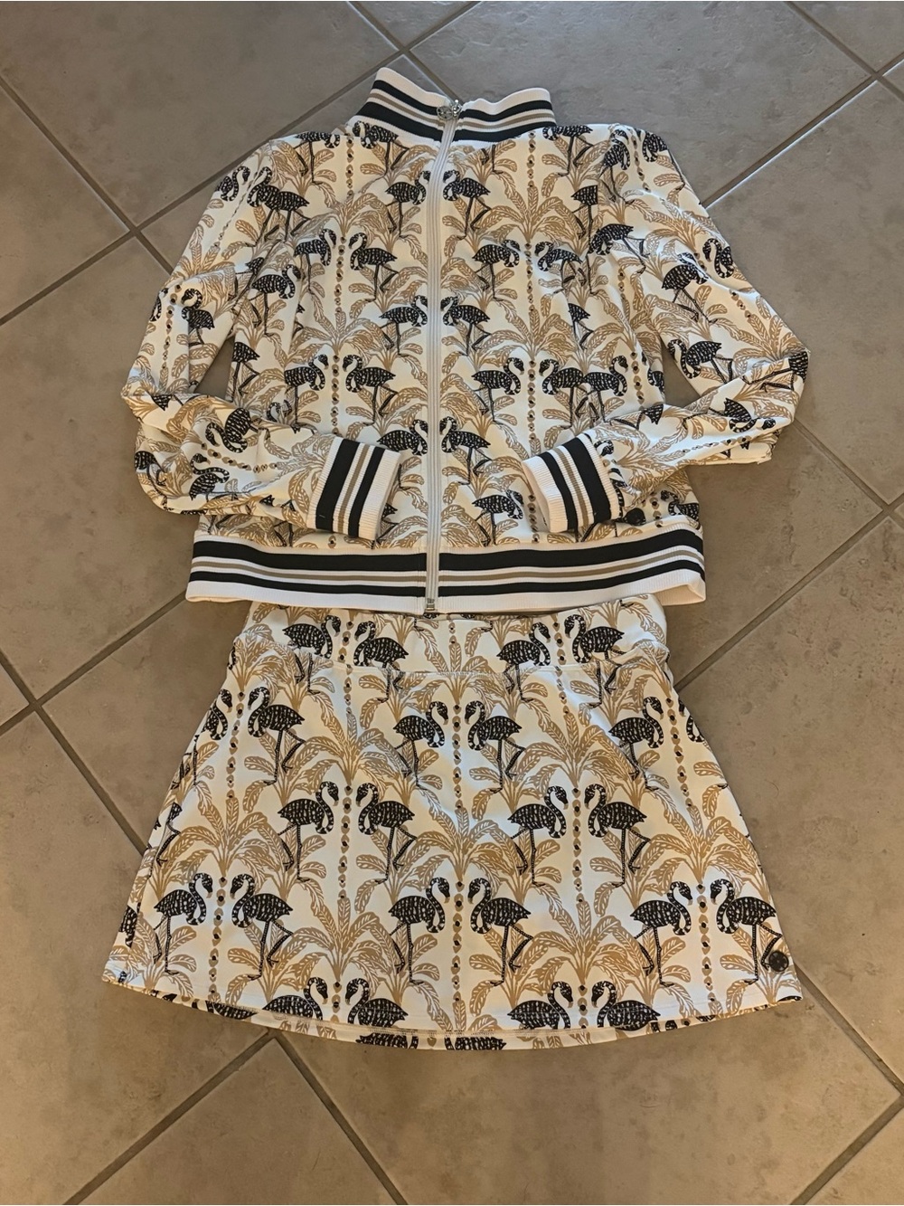 Lilly Pulitzer Luxletic Regate Jacket and Skirt Set